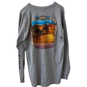 Harley-Davidson Long Sleeve Shirt Men's Large United Arab Emirates Motorcycles
